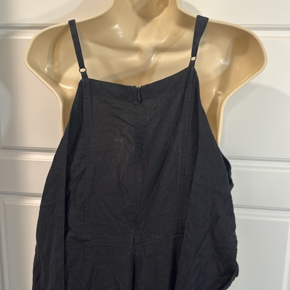 Madewell Tie-Waist Crop Wide-Leg Jumpsuit Blackberry 6 - Picture 14 of 16